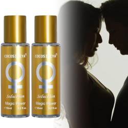 95ML Pheromone Parfum Unisex, Köln Pheromon Parfüm Spray Unisex, Golden Lure Pheromon Parfüm, Langanhaltendes Pheromon Parfüm, Machen Sie charmant, Partnergeschenk (B - 2PC) von TheSosy