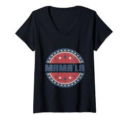 Damen Mama'La - Kamala Harris 2024 T-Shirt mit V-Ausschnitt von Thea Design