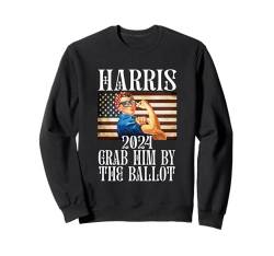 Kamala Harris 2024 - Schnappen Sie sich ihn bei der Wahlurne Sweatshirt von Thea Design