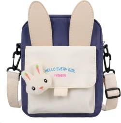 Theaque Sling Bag Umhängetasche Brusttasche Kleiner Rucksack Klein Sling Bag Kawaii Tasche Kawaii Rucksack Sling Rucksack, weiß, one size von Theaque