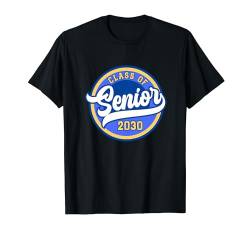 Abschlussklasse 2030 High School College Senior Tee T-Shirt von Therapy Designs