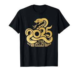 Chinesisches Neujahr 2025 Jahr der Schlange T-Shirt von Therapy Designs