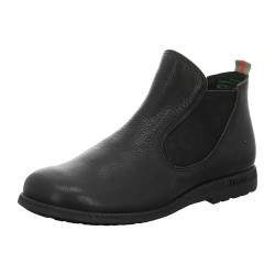 THINK! Damen RENTO chromfrei gegerbte Leder gefütterte Chelsea-Boots, 0000 SCHWARZ, 38 EU von Think!