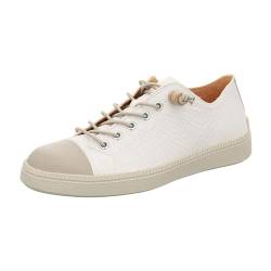 Think Damen TURNA chromfrei gegerbte nachhaltige Wechselfußbett Sneaker, Bianco/Kombi 1010, 38 EU von Think!