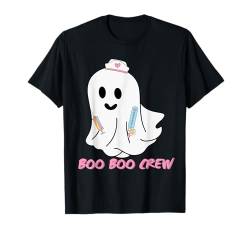 Krankenschwester Ghost Boo Crew Halloween Krankenschwester Shirts für Damen T-Shirt von This is how I Halloween Keep Halloween Simple