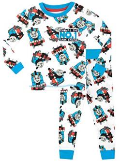 Thomas und seine Freunde Jungen Thomas die kleine Lokomotive Schlafanzug - Slim Fit - 104 von THOMAS & FRIENDS