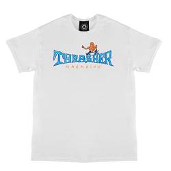 Thrasher Magazine Men's Gonz Thumbs Up White Short Sleeve T Shirt S von Thrasher