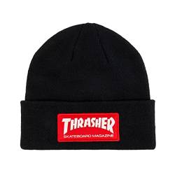 Thrasher Men's Patch Black/Red Beanie von Thrasher