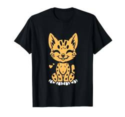 Niedliche Servalkatzen-Humortiere, simple serval T-Shirt von Tiere Katze Lustiges Serval