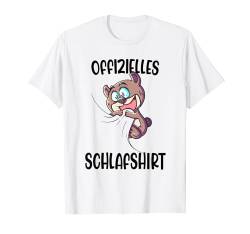 Offizielles Schlafshirt Bär Nachthemd T-Shirt von Tiere Schlafanzug Pyjama Geschenk