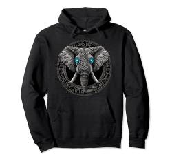 Elefanten TShirt Tier Kunst Wildlife Geschenkidee Elefant Pullover Hoodie von Tierwelten Shop IBK