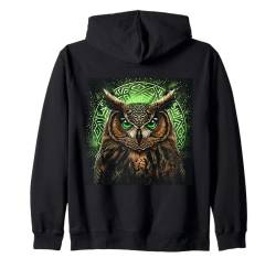 Eulen Shirt Tier Kunst Wildlife Geschenkidee Eule Kapuzenjacke von Tierwelten Shop IBK