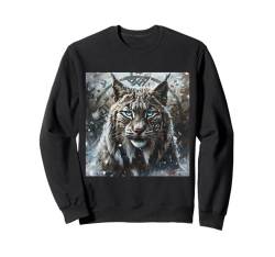 Luchs Shirt Tier Katzen Luchse Tiere Herren & Damen Sweatshirt von Tierwelten Shop IBK