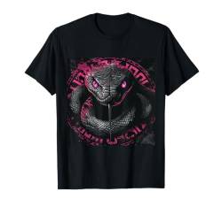 Schlangen T-Shirt Reptil Tier Kriechtier Schlange T-Shirt von Tierwelten Shop IBK