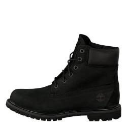 Timberland Damen 6 Zoll Premium wasserdicht Stiefel, Schwarz (Black Nubuck), 39 EU von Timberland