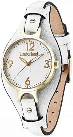 Timberland Damen-Armbanduhr DEERING Analog Quarz Leder 14203LSG/01 von Timberland