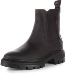 Timberland Damen Chelsea Boots Cortina Valley schwarz 7 (38) von Timberland