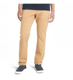 Timberland für Herren. TB0A2BYYEH31 Chino-Hose aus Stretch-Twill gelb (38/32), Lässig, Bio-Baumwolle, Nachhaltig von Timberland