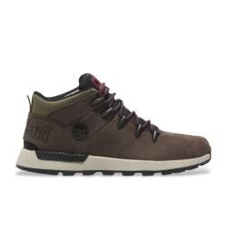 Timberland für Herren. TB0A6DQDW071 Lederschuhe Sprint Trekker Mid braun (41), Wohnung, Schnürsenkel, Lässig, Sportlich, Draußen, Nachhaltig von Timberland