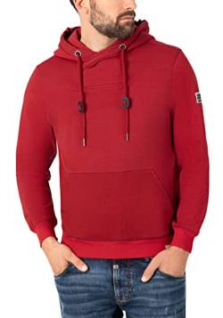 Timezone Herren Future Hoodie Kapuzenpullover, Chilli red, S von Timezone