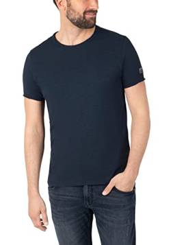 Timezone Herren Ripped Basic T-Shirt, blau, 56 von Timezone