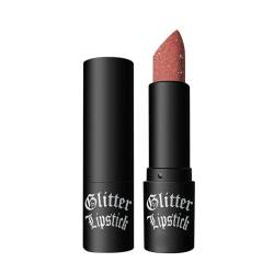 Antihaft Lippenstift Funkelnder Glitzer Lippenstift Halloween-Make-up Dunkler Charakter Kostüm Lipgloss Volle Lippen Dauerhaft Lippenstift Funkelnder Glitzer Lippenstift Halloween-Make-up (B, A) von Tmianya