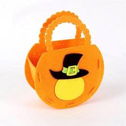 Halloween-Einkaufstasche, Vlies-Tasche, Halloween-Kindergeschenk, Süßigkeiten-Tasche, Halloween-Requisiten 23xq1155 (B, One Size) von Tmianya