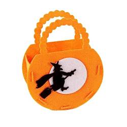 Halloween-Einkaufstasche, Vlies-Tasche, Halloween-Kindergeschenk, Süßigkeiten-Tasche, Halloween-Requisiten 23xq1155 (C, One Size) von Tmianya