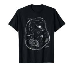 We Are Made Of Stars Menschliche Zellen Universum Milchstraße Galaxie T-Shirt von Tobe Fonseca