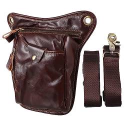 Toddmomy 1Stk Beintasche für Männer Ledertasche für Männer PU-Handytasche Schenkeltasche Handyholster gürteltasche Vintage Handytasche Retro-Handytasche Jahrgang Lederetui Mann von Toddmomy