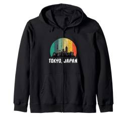 Tokyo Souvenir Japan Retro Vintage Skyline Männer Frauen Junge Kapuzenjacke von Tokyo Japan Souvenir Clothing Apparel