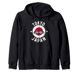 Tokyo Souvenir Japan Retro Vintage Skyline Männer Frauen Junge Kapuzenjacke von Tokyo Japan Souvenir Clothing Apparel