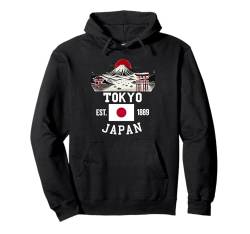 Tokyo Souvenir Japan Retro Vintage Skyline Männer Frauen Junge Pullover Hoodie von Tokyo Japan Souvenir Clothing Apparel