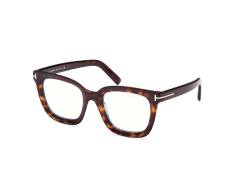 TOM FORD Damen FT5880-B 52 Rahmen von BRILLEN Acetat Havanna  Quadratisch Normal von Tom Ford