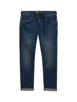 TOM TAILOR DENIM Herren Superflex Aedan Straight Jeans, blau, Uni, Gr. 33/32 von Tom Tailor Denim