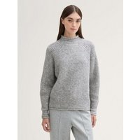 TOM TAILOR Denim Strickpullover Relaxed Pullover mit Stehkragen von Tom Tailor Denim