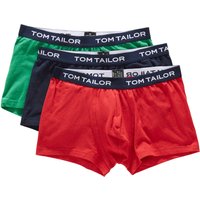 TOM TAILOR Pants, 3er-Pack, Logo-Bund, für Herren, grün, 7 von Tom Tailor