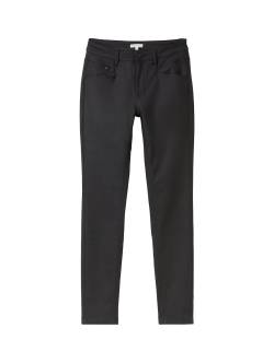 TOM TAILOR Damen Coated Alexa Skinny Jeans, schwarz, Uni, Gr. 26/32 von Tom Tailor