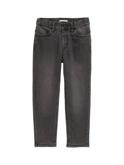 TOM TAILOR Jungen Relaxed Jeans, schwarz, Uni, Gr. 128 von Tom Tailor