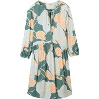 TOM TAILOR Sommerkleid, 3/4-Arm, Allover-Print, für Damen, grün, 42 von Tom Tailor