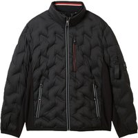 TOM TAILOR Steppjacke, Stehkragen, für Herren, schwarz, M von Tom Tailor