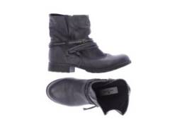 Tom Tailor Damen Stiefelette, grau, Gr. 37 von Tom Tailor