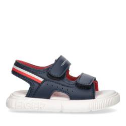 Sandalen mit Klettverschluss, gestreift, Baby Tommy Hilfiger von Tommy Hilfiger