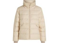 Steppjacke TOMMY HILFIGER Gr. XXXL (46), beige (classic beige) Damen Jacken mit Logoprägung von Tommy Hilfiger