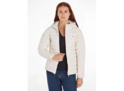 Steppjacke TOMMY HILFIGER "SPORTY LW DOWN JACKET" Gr. M (38), weiß (ancient white) Damen Jacken mit leichter Wattierung von Tommy Hilfiger