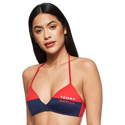 Tommy Hilfiger Damen Fixed Triangle Rp Bikinioberteil, Red Glare, XS von Tommy Hilfiger