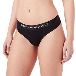 Tommy Hilfiger Damen String Tanga, Schwarz (Black), M von Tommy Hilfiger