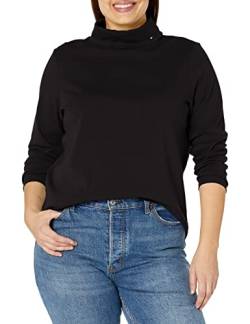 Tommy Hilfiger Damen Everyday Basic Soft Turtleneck Pullover, Schwarz, 3X von Tommy Hilfiger