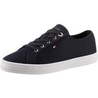 Tommy Hilfiger ESSENTIAL VULCANIZED SNEAKER Plateausneaker mit gestickter Logoflag, Freizeitschuh, Halbschuh, Schnürschuh von Tommy Hilfiger