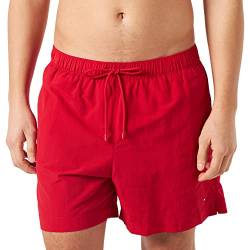 Tommy Hilfiger Herren Badehose Medium Drawstring Lang, Rot (Primary Red), L von Tommy Hilfiger